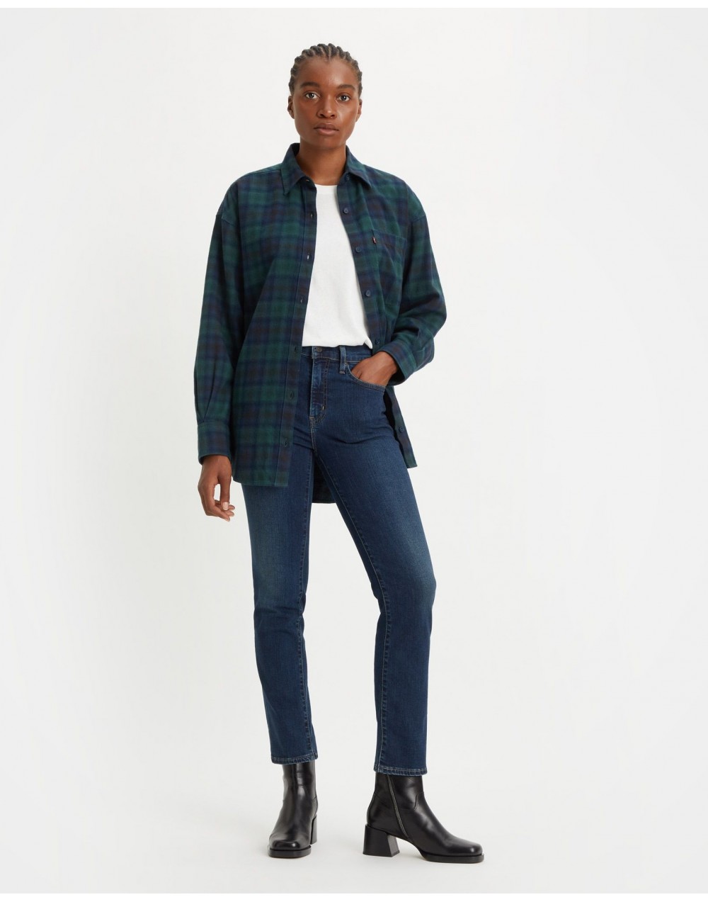Jeansy Levi's® 724 High Rise Straight Blue Swell 18883-0208