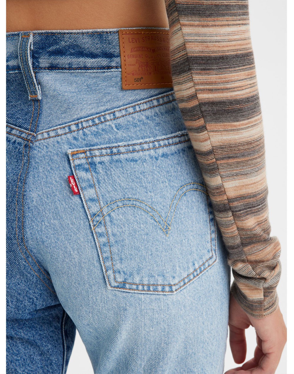 Spodnie Damskie Levi's® 501 Jeans Two Tone - Two Tone Indigo A53130000