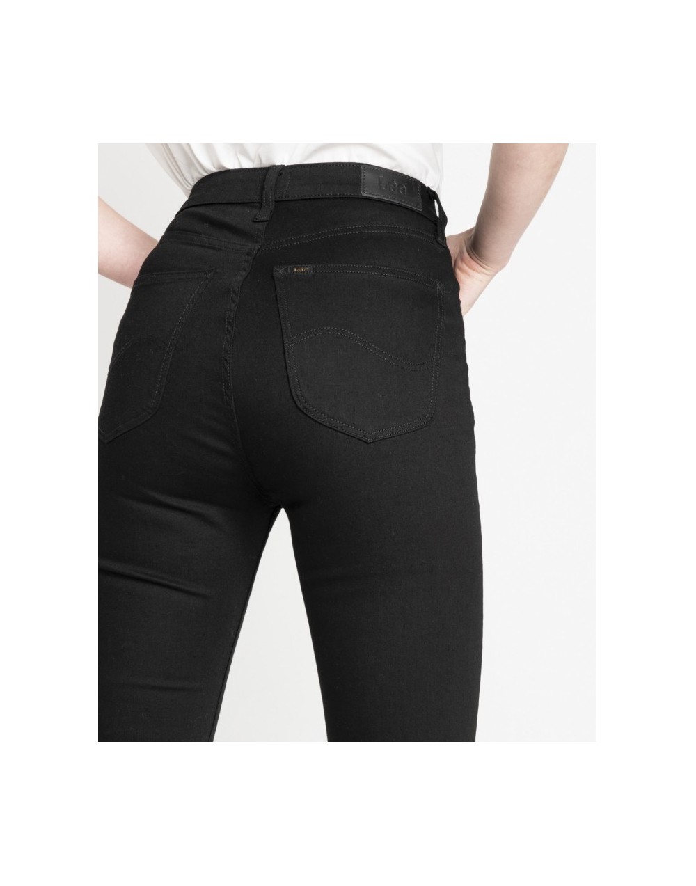 Jeansy Lee Ivy Black Rinse L32EFS47