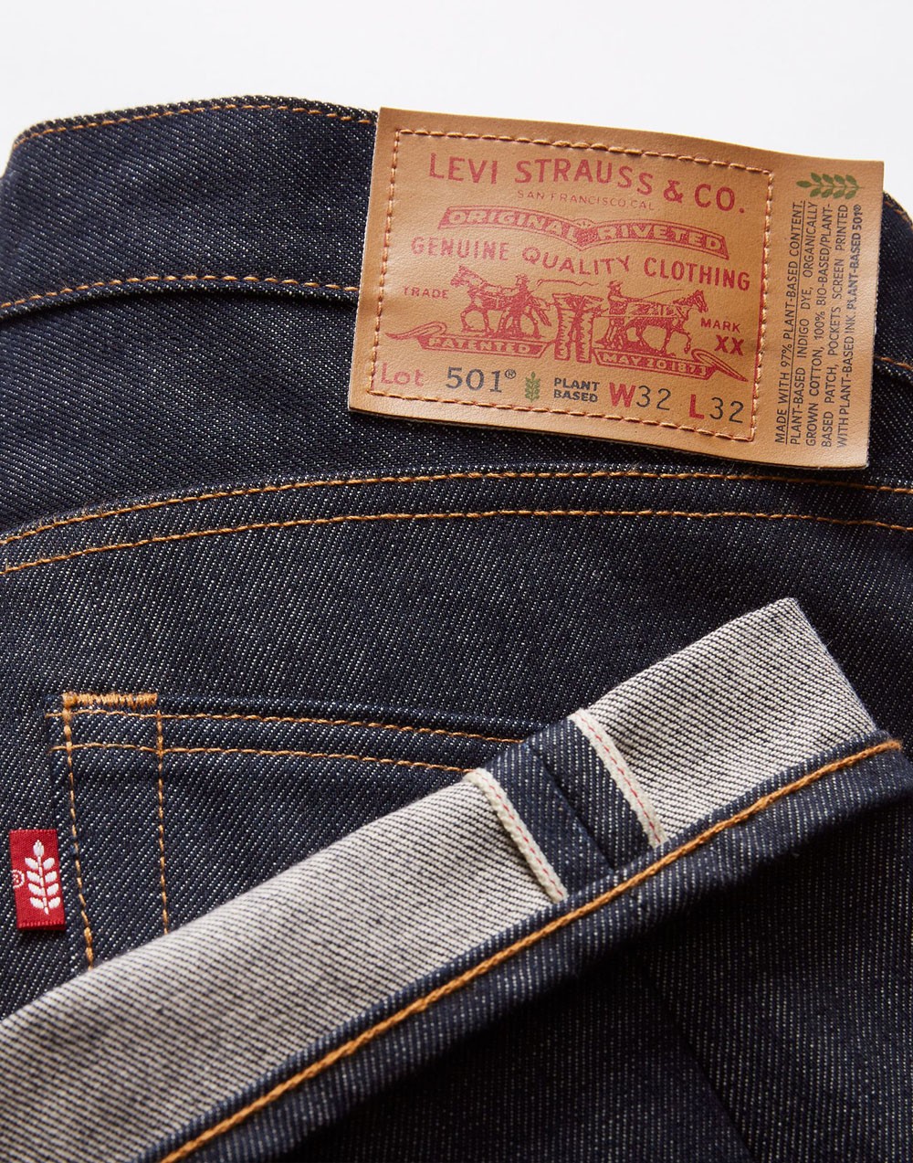 Spodnie Levi's® 501 Original - Indigo Farm Rigid Stf 00501-3477