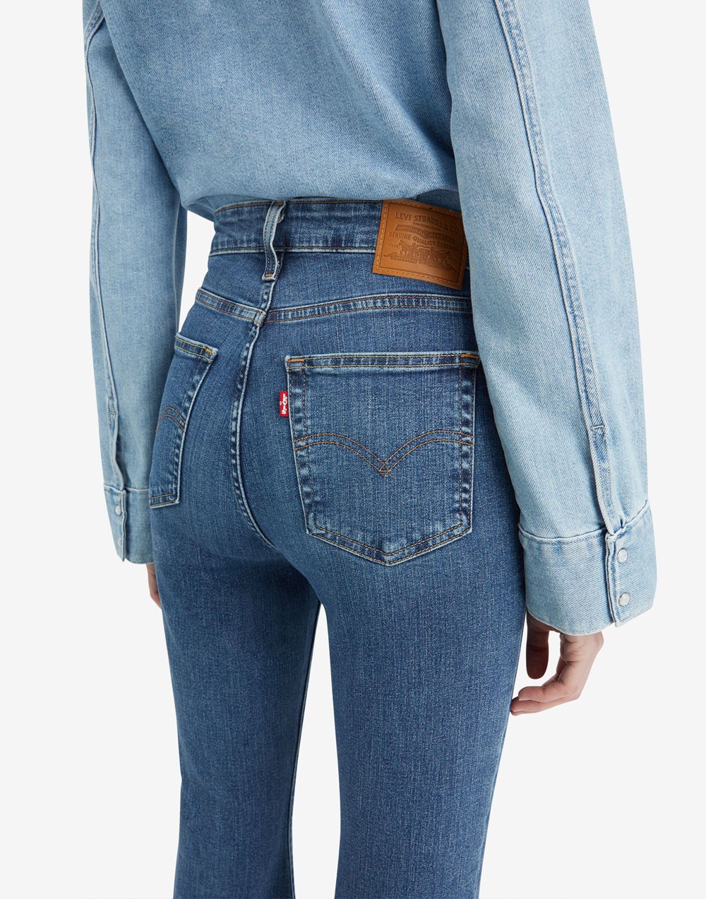 Spodnie Levi's® 726 Hr Flare - Blue Wave Mid A3410 0026