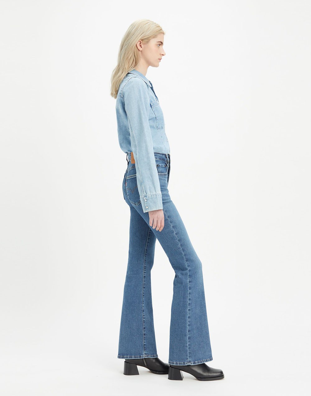Spodnie Levi's® 726 Hr Flare - Blue Wave Mid A3410 0026