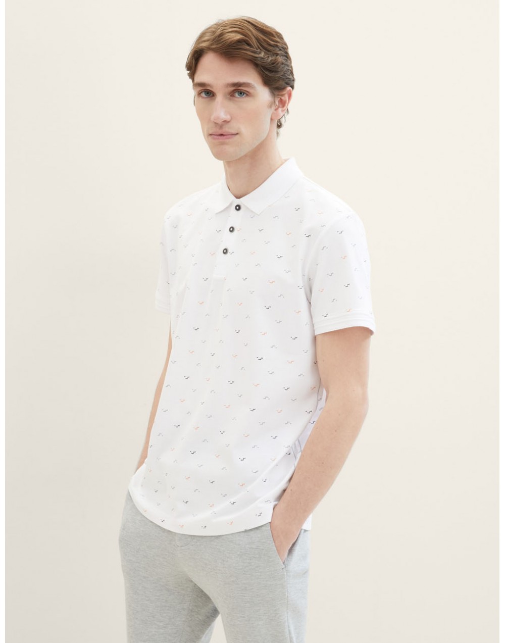 Polo Tom Tailor White Letter Design 1040913-34624
