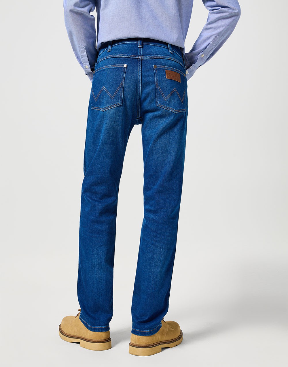 Wrangler Spodnie Męskie Greensboro Blue Jam 112357412