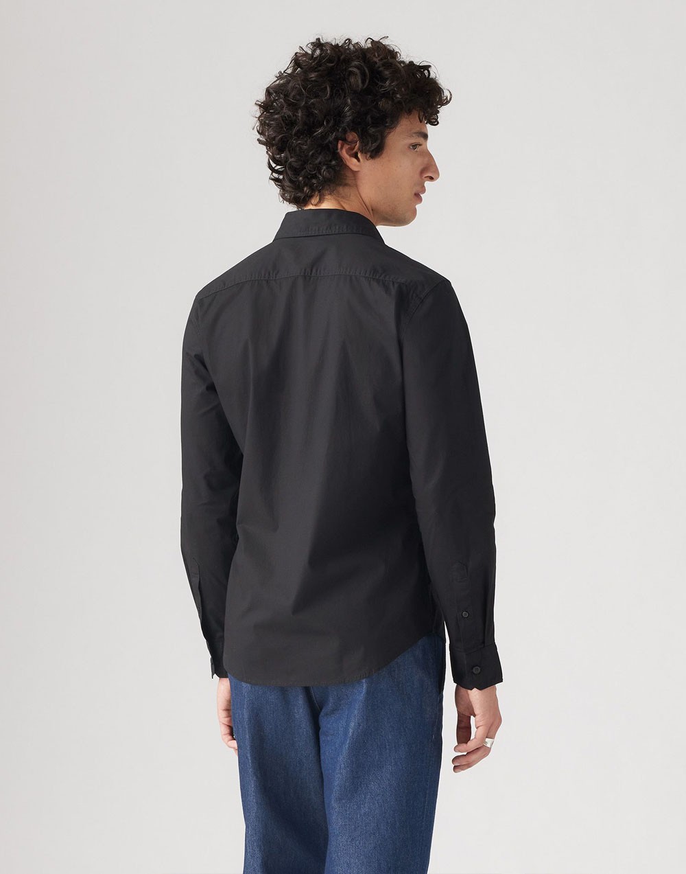 Koszula Levi's® Ls Battery Hm Shirt Slim Jet Black Stretch Poplin 86625 0054
