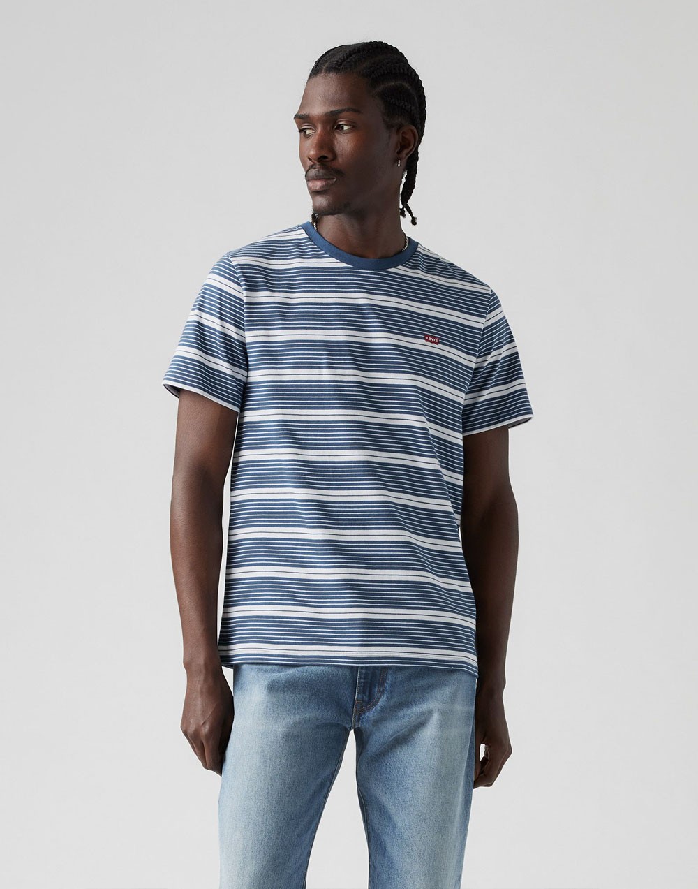 T-shirt Levi's® Ss Orginal Hm Tee-cooper Stripe Sargasso Sea Jersey 56605 0241