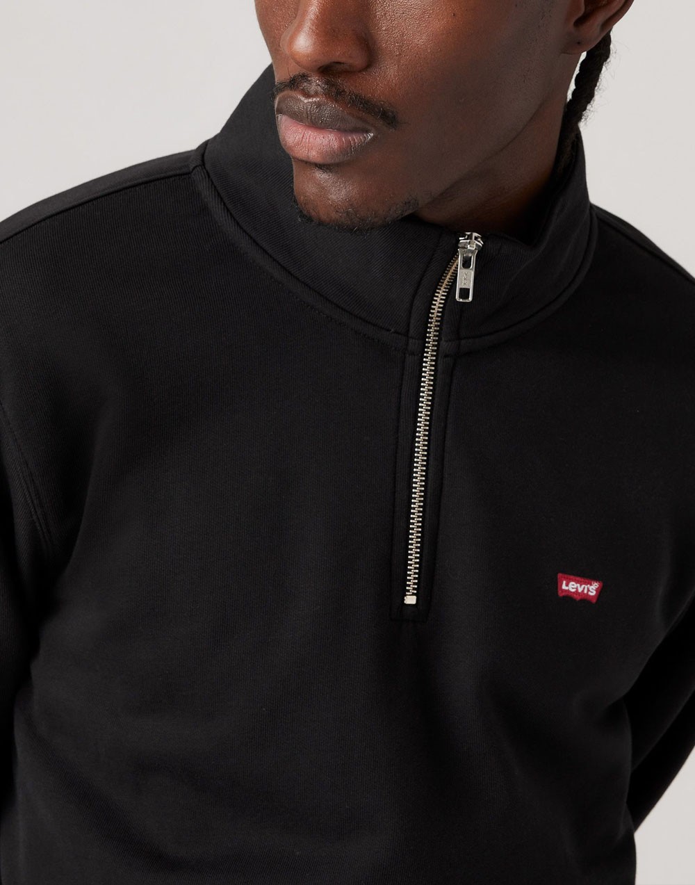 Bluza Levi's® Orginal Hm 1/4 Zip - Mineral Black  A8606 0000