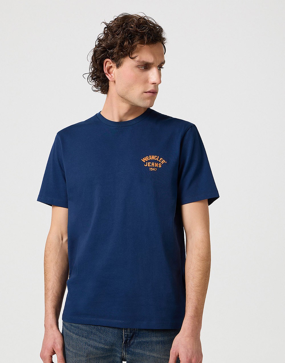 T-shirt Wrangler SMALL LOGO TEE 112362807 Navy