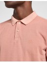 Koszulka Lee GARMENT DYE POLO 112363861 Sepia