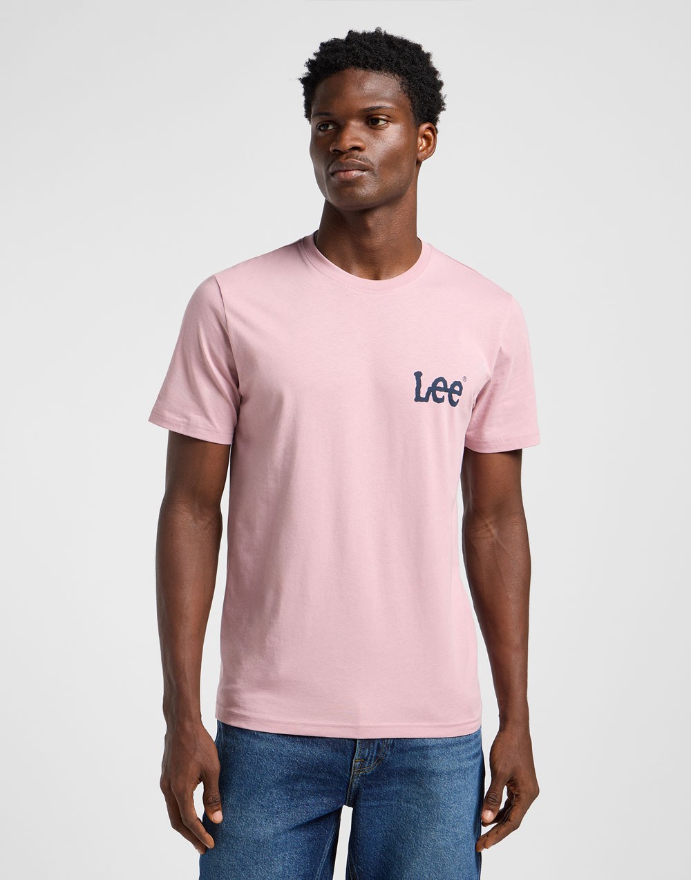 T-shirt Lee MEDIUM WOBBLY TEE  Soft Mauve 112364536