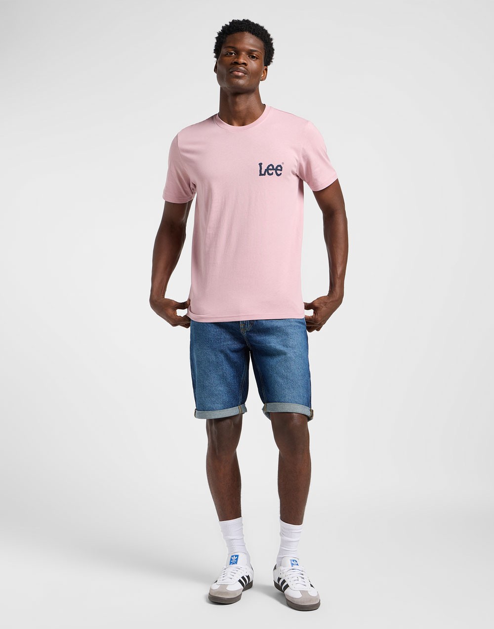 T-shirt Lee MEDIUM WOBBLY TEE  Soft Mauve 112364536