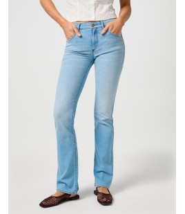 Jeansy Wrangler Bootcut Pale & Worn 112364509