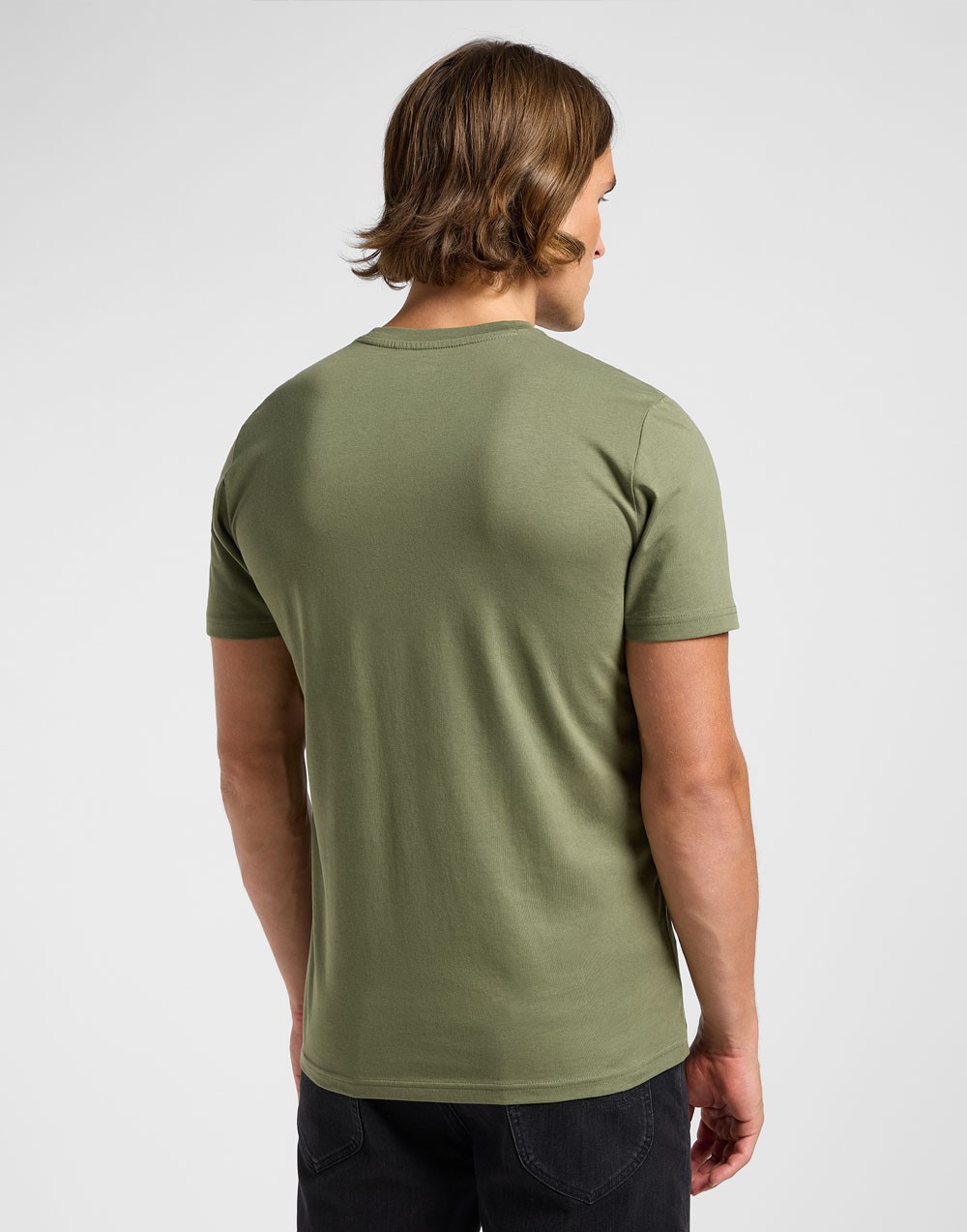 T-shirt Lee MEDIUM WOBBLY TEE Olive Grove 112364537