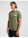 T-shirt Lee MEDIUM WOBBLY TEE Olive Grove 112364537