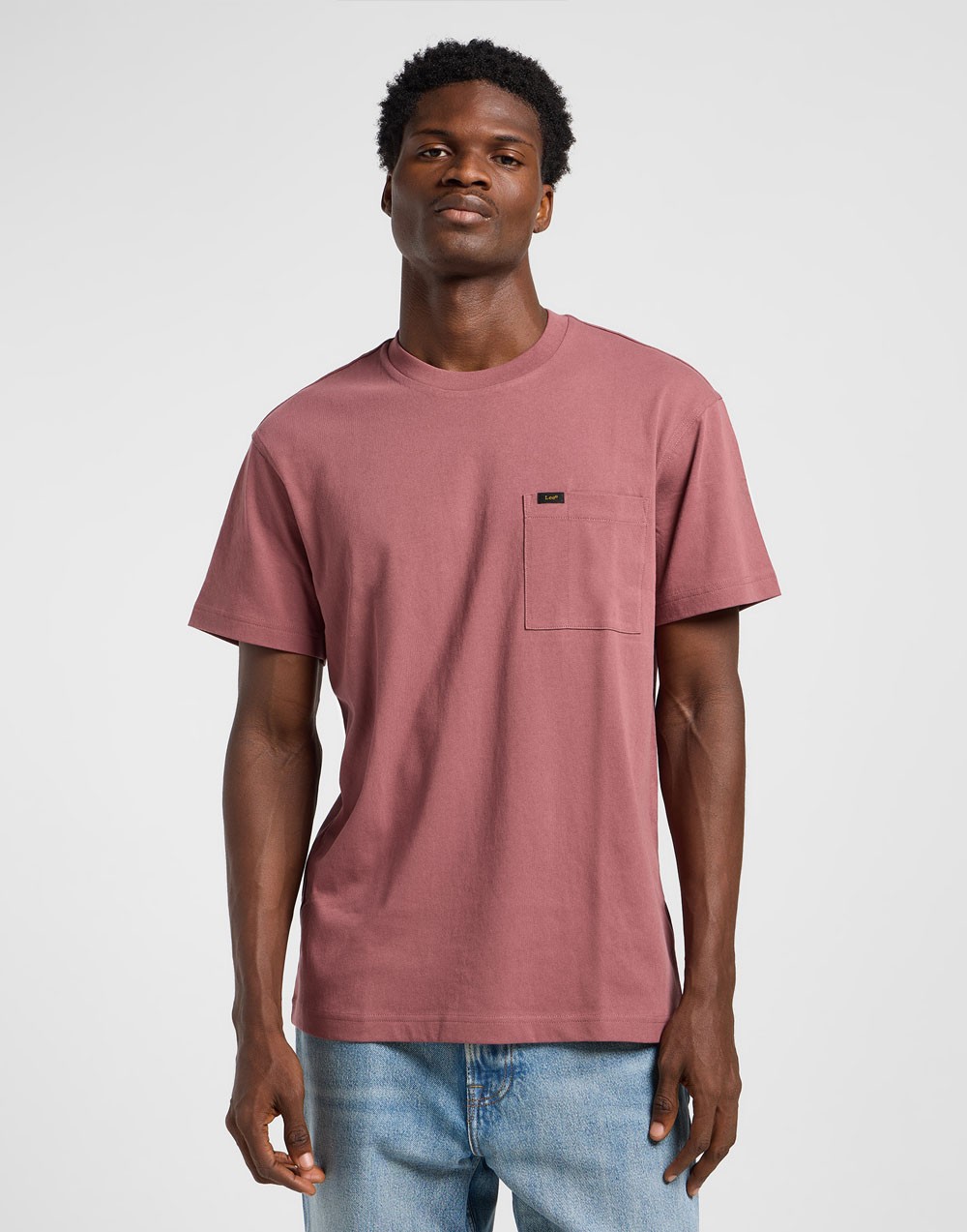 T-shirt Lee RELAXED POCKET TEE Henna 112364543