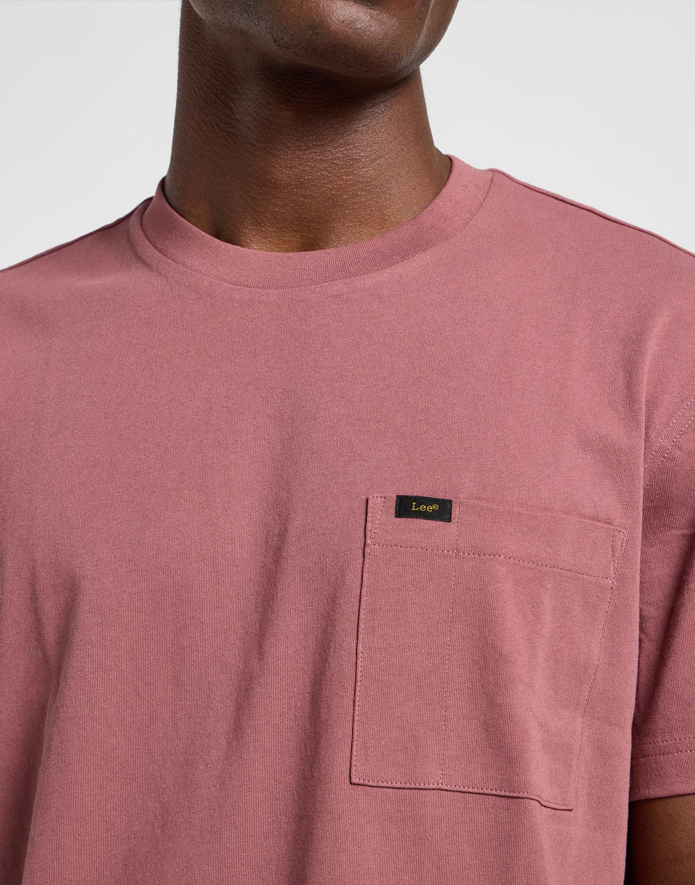 T-shirt Lee RELAXED POCKET TEE Henna 112364543
