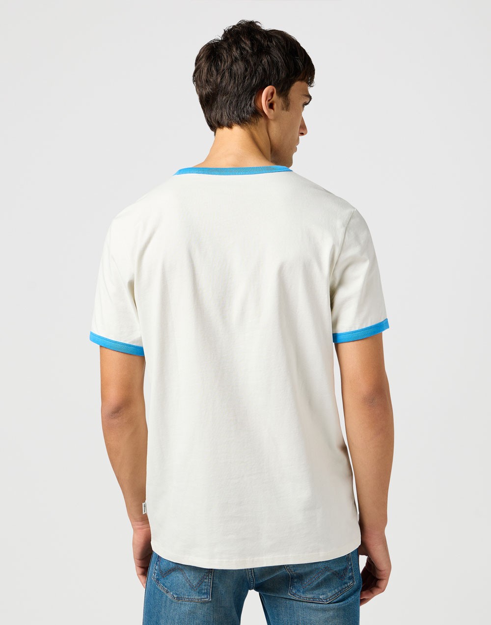 T-shirt Wrangler RINGER TEE Vintage White 112362795
