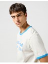 T-shirt Wrangler RINGER TEE Vintage White 112362795