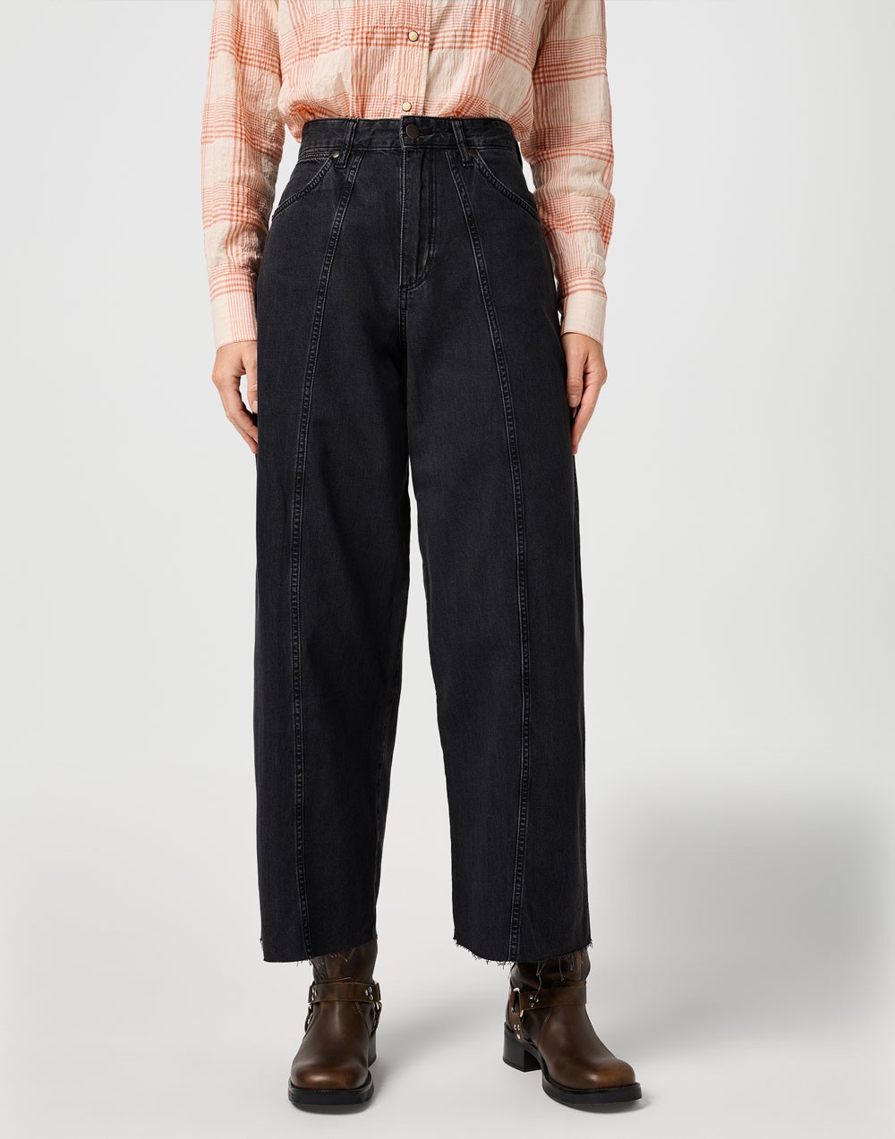 Jeansy Wrangler Cowboy Jean Rinse Black 112362662