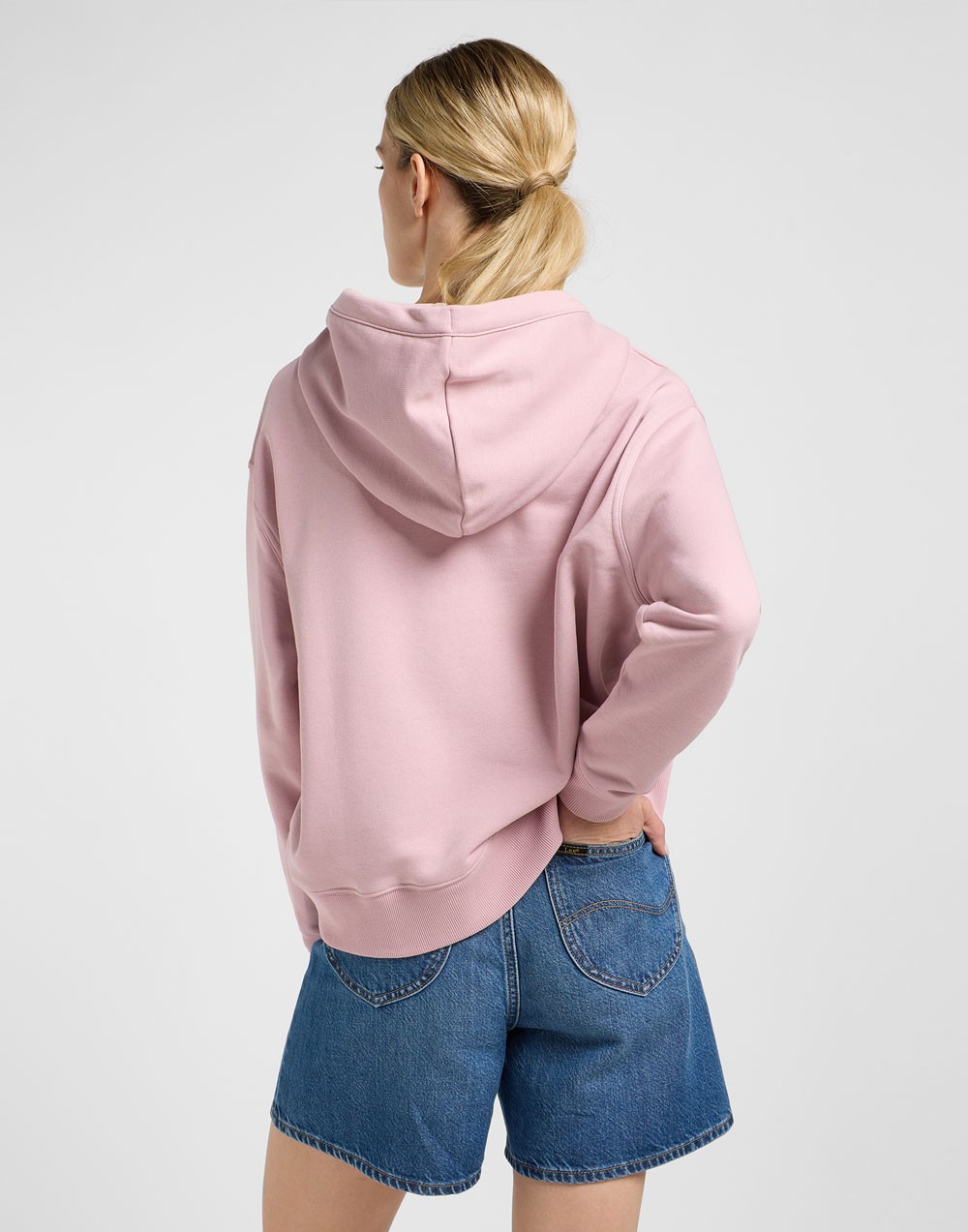 Bluza Lee ESSENTIAL HOODIE Soft Mauve 112363838
