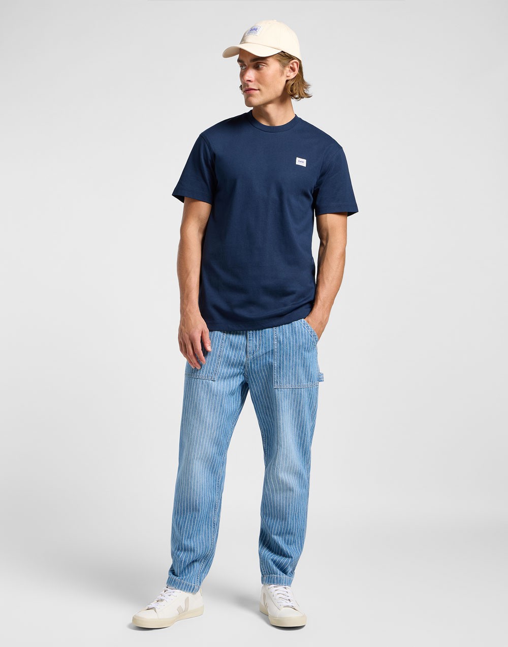 T-shirt Lee WW TEE Rivet Navy 112364584