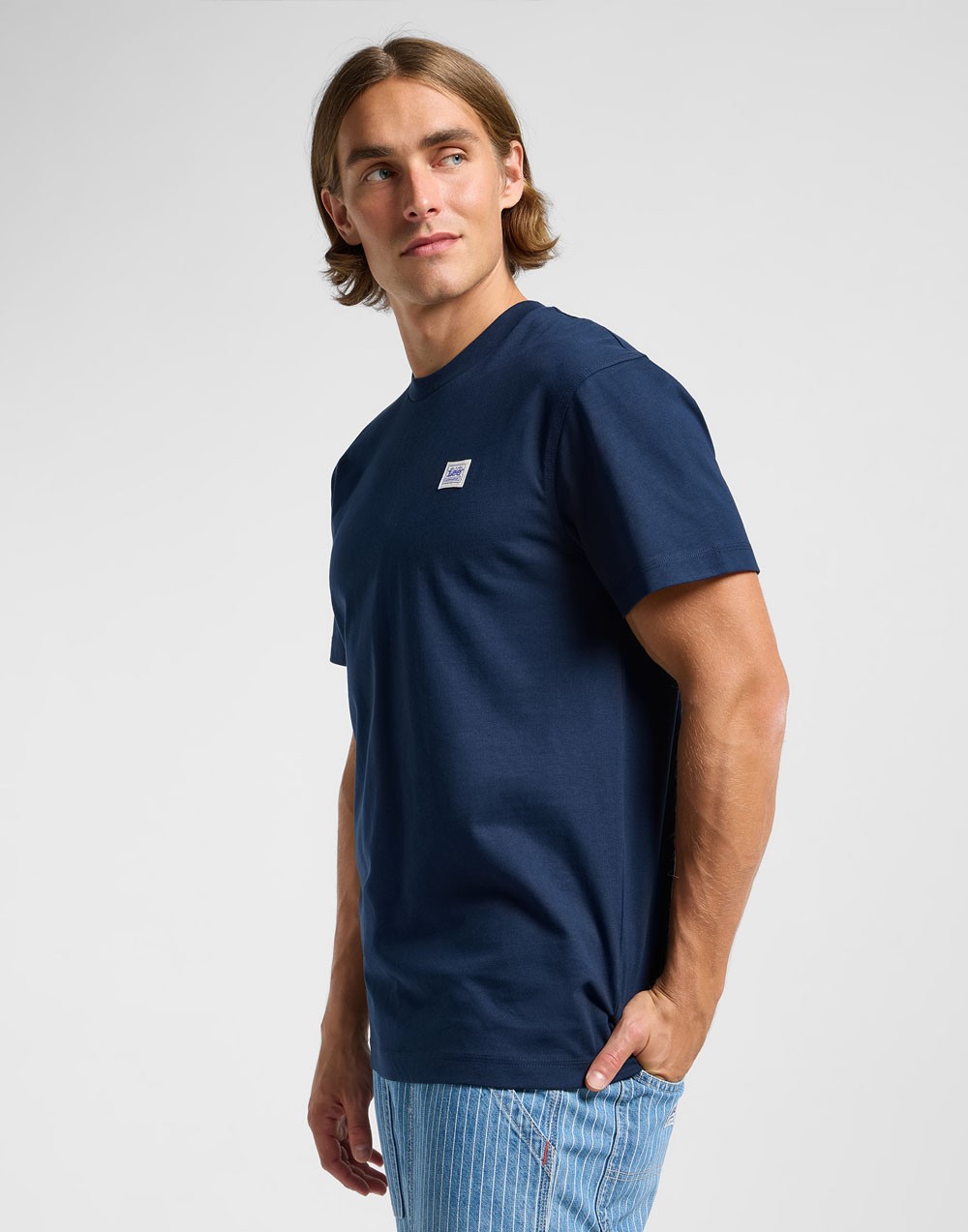 T-shirt Lee WW TEE Rivet Navy 112364584