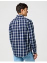 Koszula Wrangler 1 PKT SHIRT Indigo Plaid 112362897