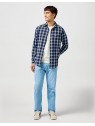 Koszula Wrangler 1 PKT SHIRT Indigo Plaid 112362897