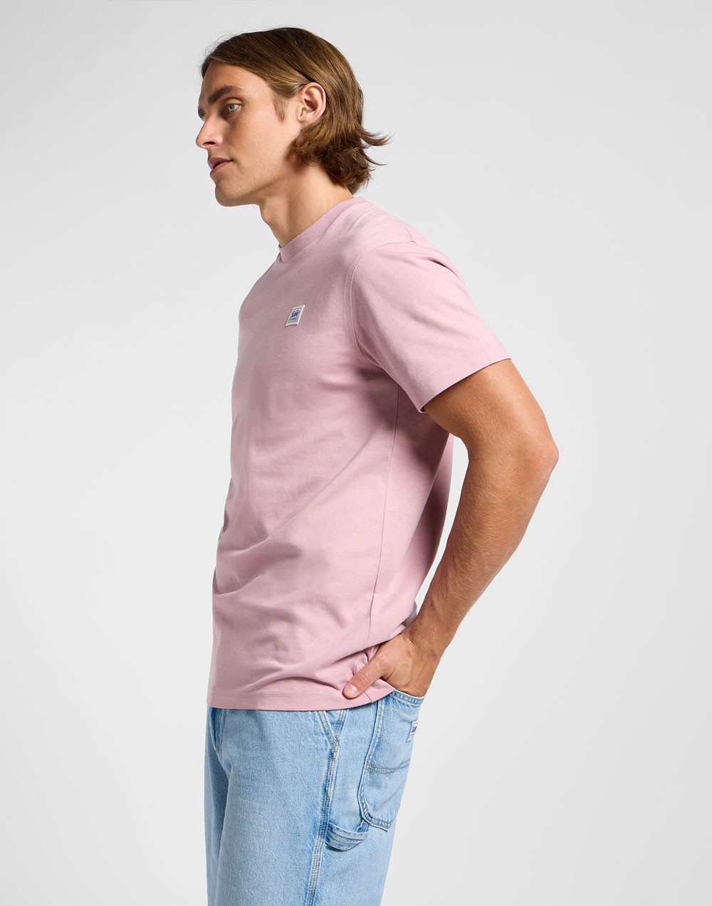 T-shirt Lee WW TEE Soft Mauve 112364586