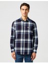 Koszula Wrangler 1 PKT SHIRT Large Indigo Plaid 112362898