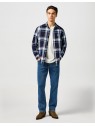 Koszula Wrangler 1 PKT SHIRT Large Indigo Plaid 112362898