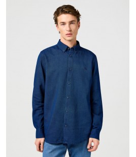 Koszula Wrangler OXFORD SHIRT Indigo Oxford 112364234