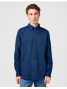 Koszula Wrangler OXFORD SHIRT Indigo Oxford 112364234