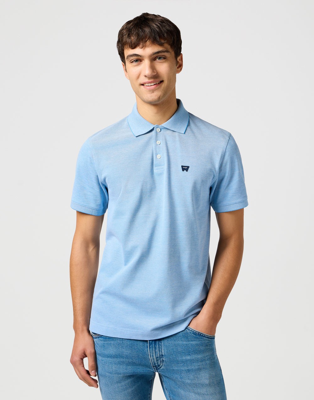 Koszulka Wrangler REFINED POLO Blue 112362833