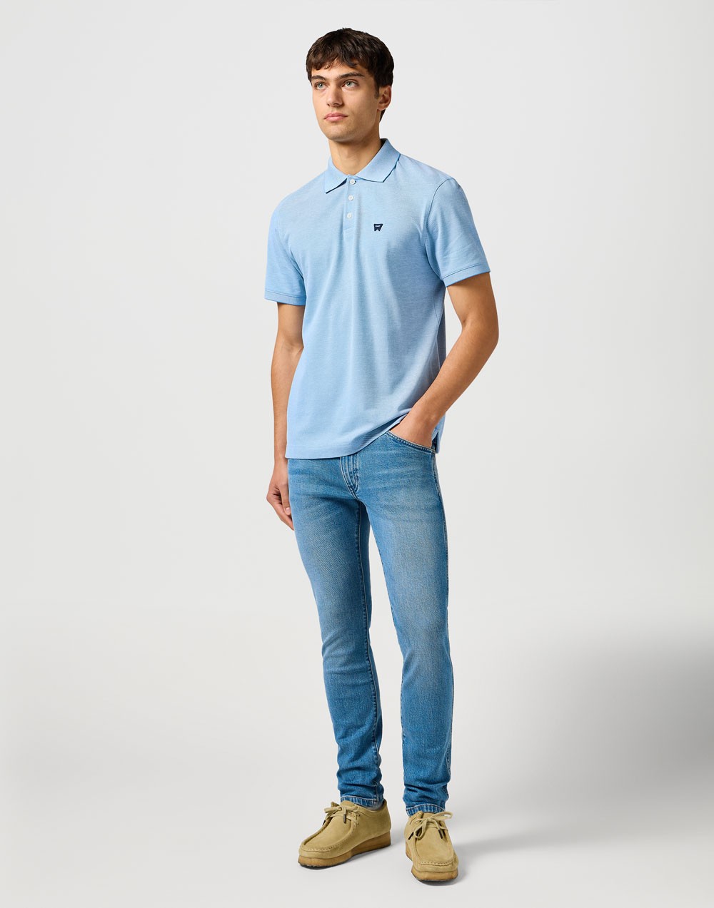 Koszulka Wrangler REFINED POLO Blue 112362833