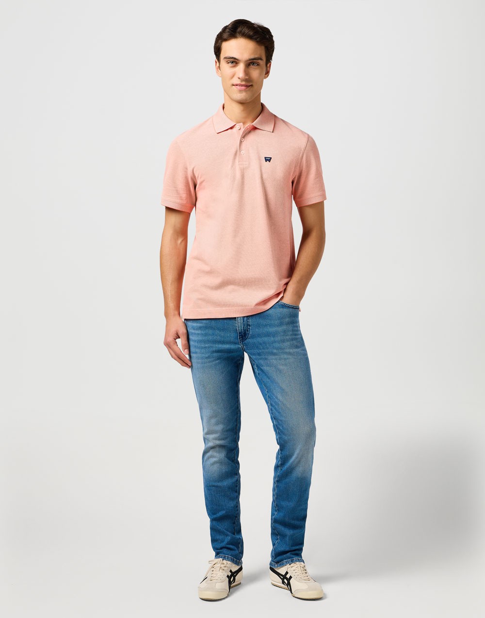 Koszulka Wrangler REFINED POLO Orange 112362832