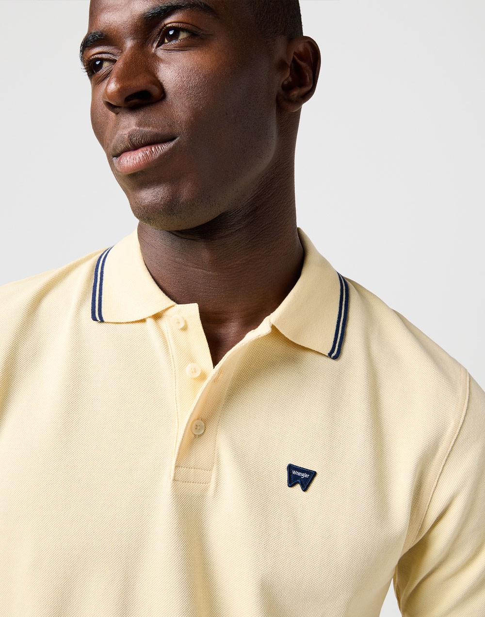 Koszulka Wrangler POLO SHIRT Banana Crepe 112362826