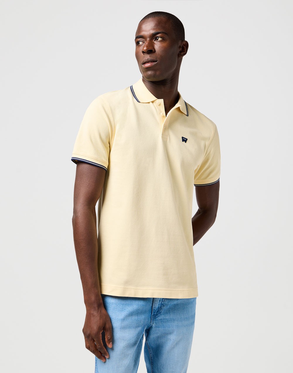 Koszulka Wrangler POLO SHIRT Banana Crepe 112362826