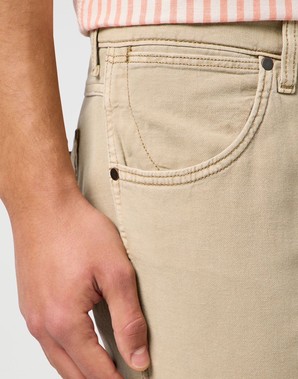 Spodnie Wrangler Greensboro Timberwolf 112362556