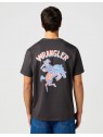 T-shirt Wrangler GRAPHIC TEE Faded Black 112362909