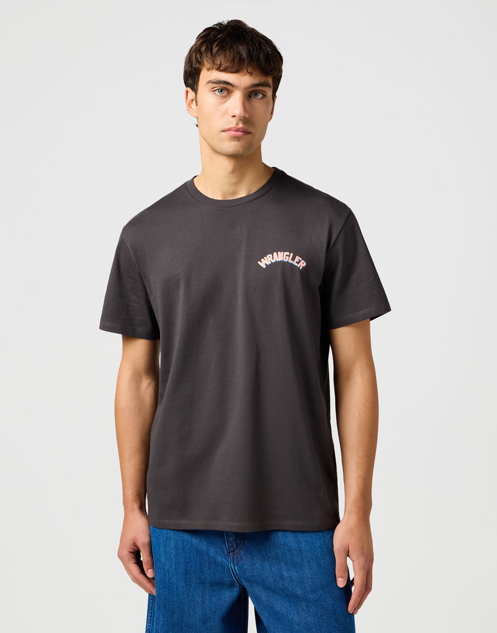 T-shirt Wrangler GRAPHIC TEE Faded Black 112362909