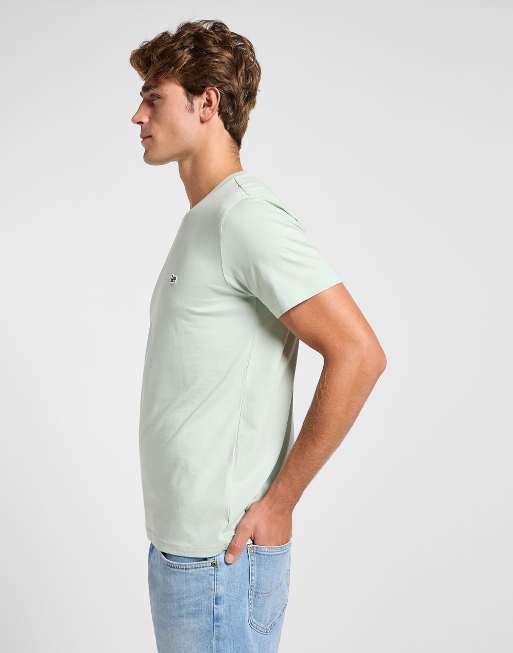 T-shirt Lee PATCH LOGO TEE Soft Sage 112364540