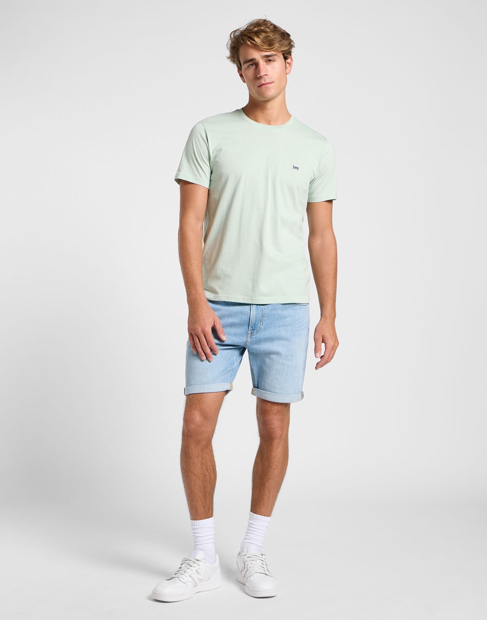 T-shirt Lee PATCH LOGO TEE Soft Sage 112364540