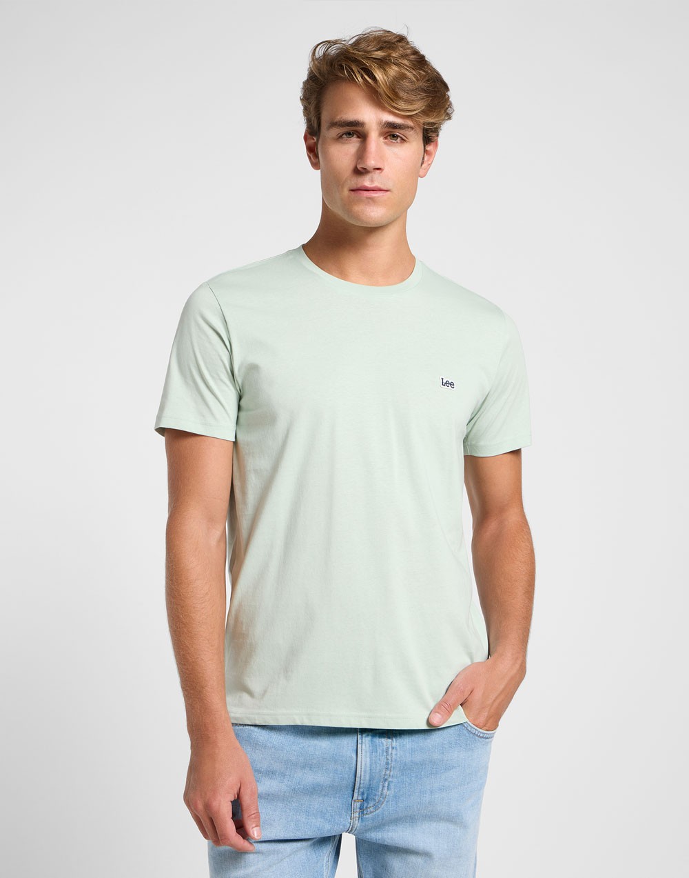 T-shirt Lee PATCH LOGO TEE Soft Sage 112364540