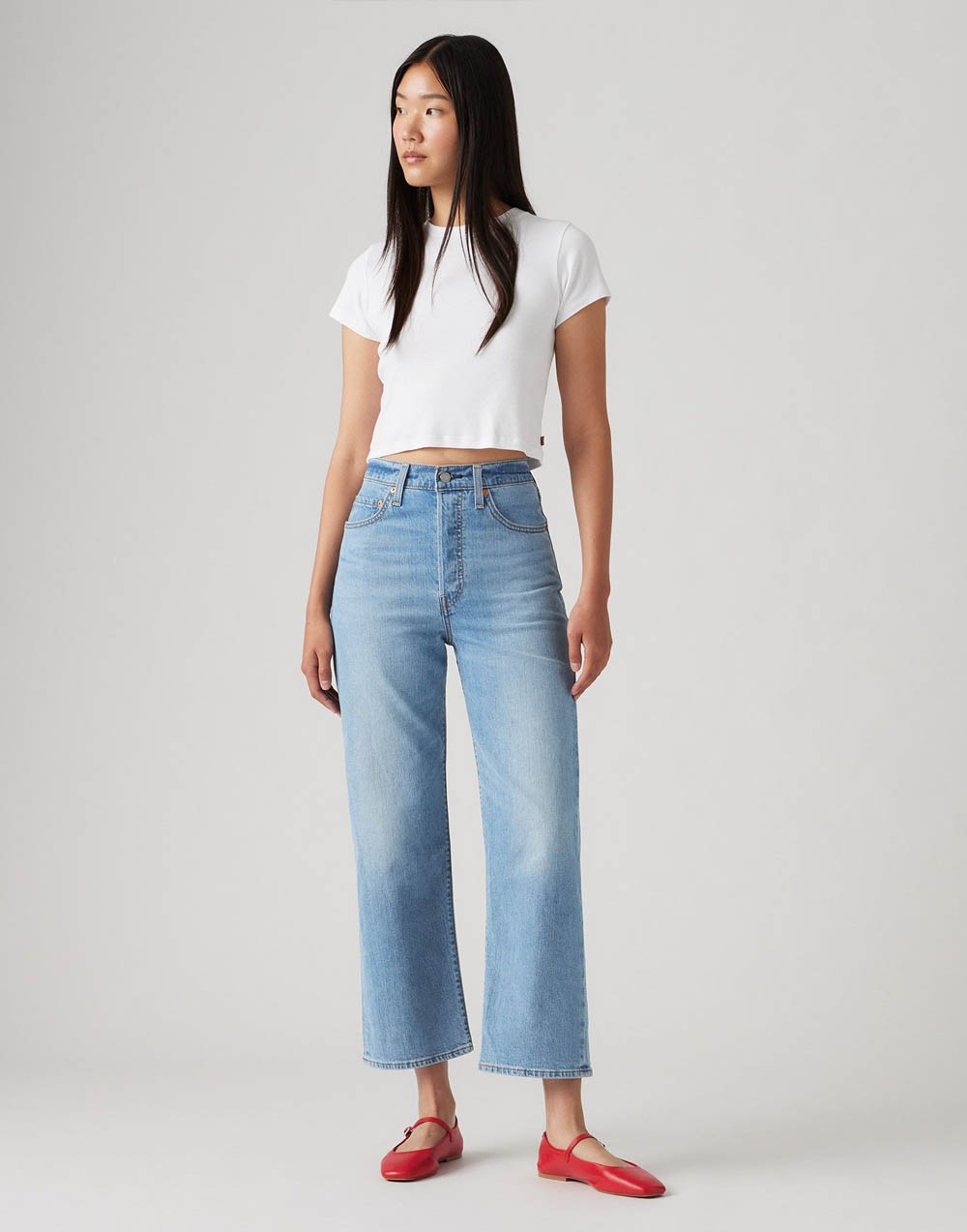 Spodnie Levi's® Ribcage Straight Ankle 72693 0229