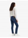 Spodnie Damskie Levi's® 712 Slim Welt Pocket Blue Wave Dark A6199 0008