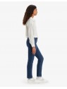 Spodnie Damskie Levi's® 712 Slim Welt Pocket Blue Wave Dark A6199 0008