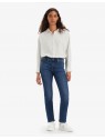 Spodnie Damskie Levi's® 712 Slim Welt Pocket Blue Wave Dark A6199 0008
