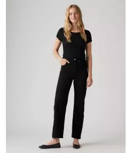 Spodnie Levi's® Ribcage Straight Ankle - Black Sprout 72693 0012
