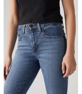 Spodnie Damskie Levi's® 724 High Rise Straight Blue Wave Mid 18883 0204